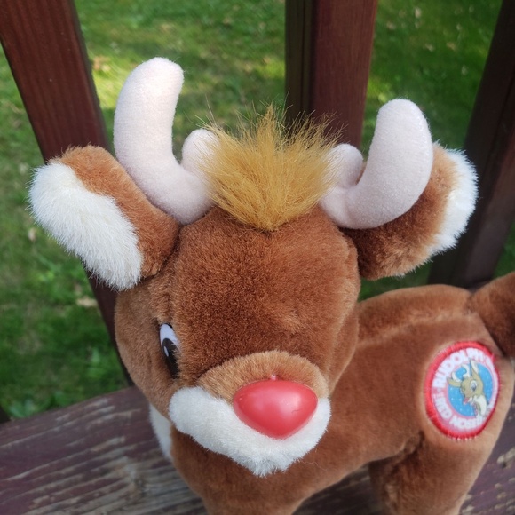 Vintage APPLAUSE Rudolph The Red Nosed Reindeer - 13" TALL - Picture 4 of 12